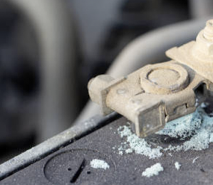 Car Battery Leaking