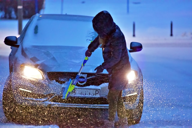 Car In Winter